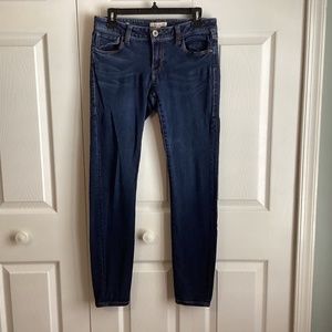 CAbi Skinny Stretch Jeans Dark Blue Style 492 Size 6
